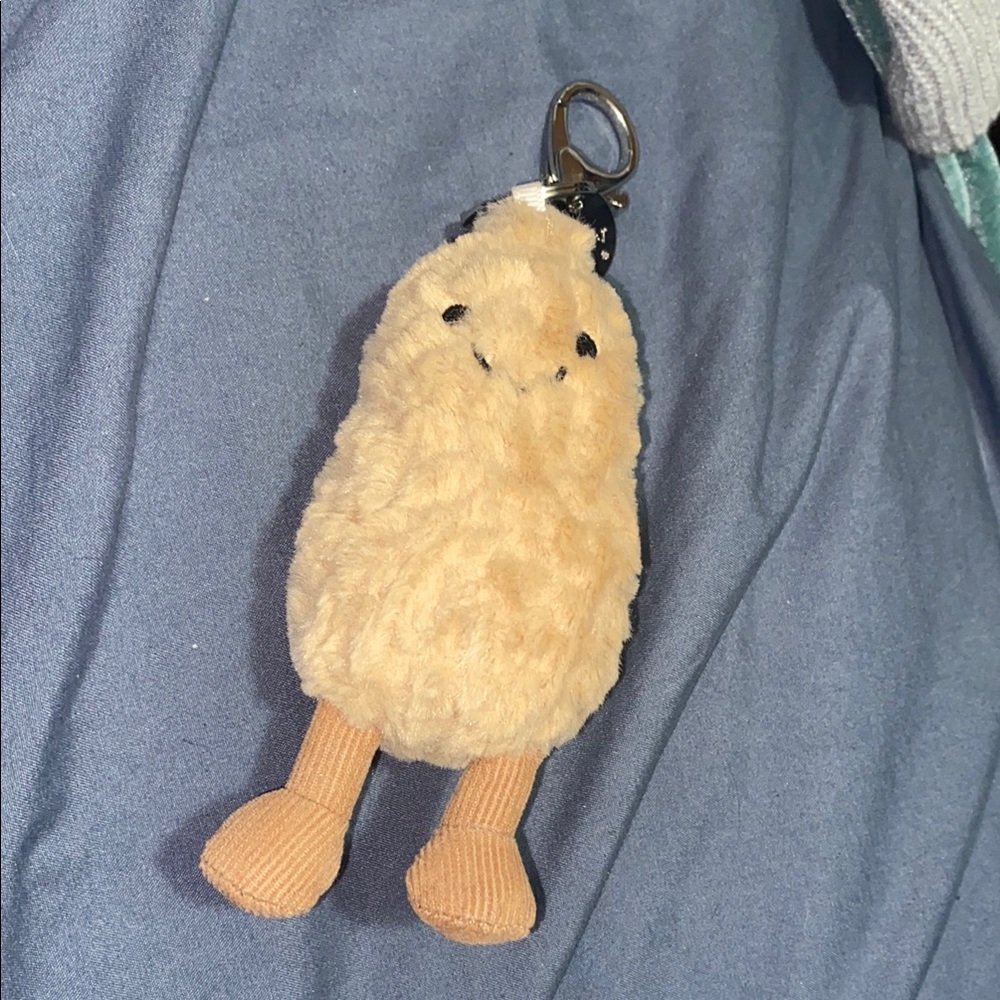 jellycat peanut key chain